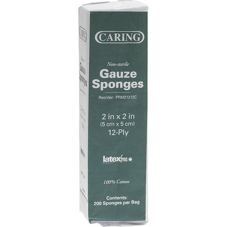 Medline GAUZE, SPONGE, NS, 12-PLY, 2X3, 200PK MIIPRM21212C